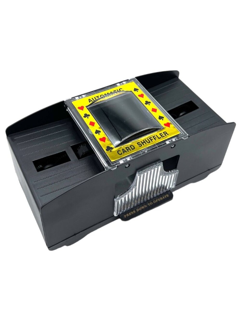 Automatic 1-2 Deck Card Shuffler Battery Operated Poker Blackjack Game Night NIB